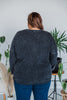 Mineral Wash Pullover Cozy Pullover - Whiskey Skies