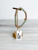 Mint Gold Sequin Stretch Bracelet - Whiskey Skies