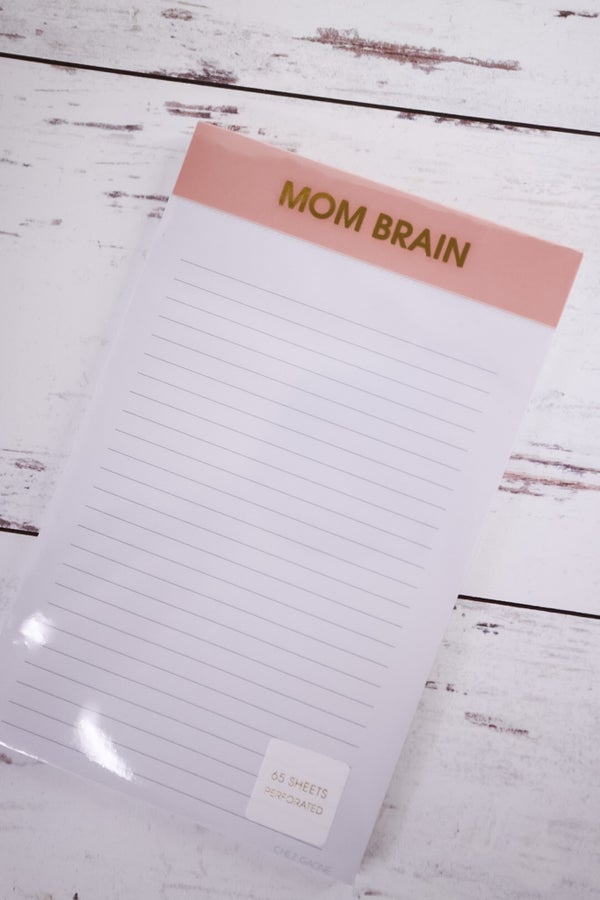 Mom Brain Notepad - Whiskey Skies