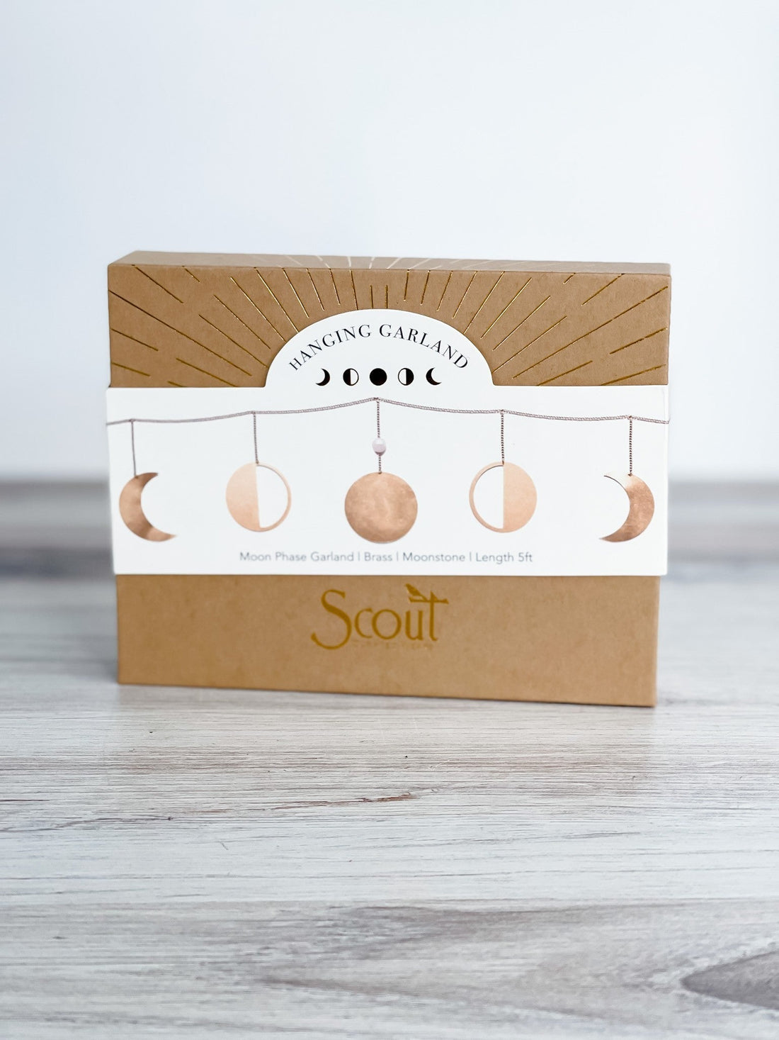 Moon Phase Hanging Garland - Whiskey Skies - SCOUT CURATED WEARS