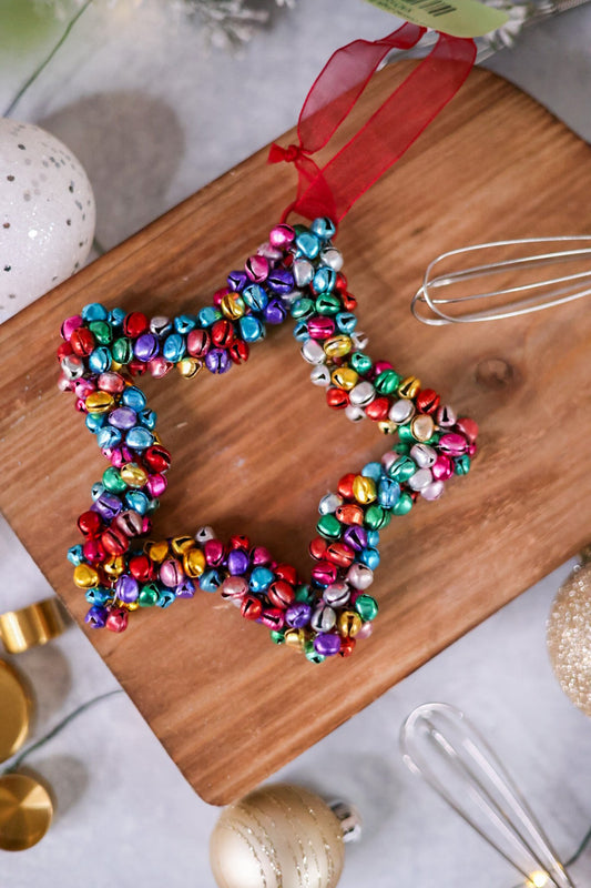 Multi Colored Jingle Bell Ornament - Whiskey Skies