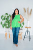 Neon Green Tank Top - Whiskey Skies