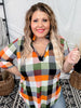 Olive And Orange Plaid Shirt - Whiskey Skies