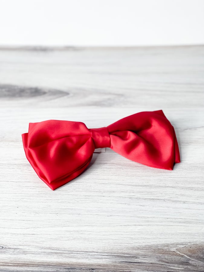 Oversized Bow Barrette (2 Colors) *Final Sale* - Whiskey Skies