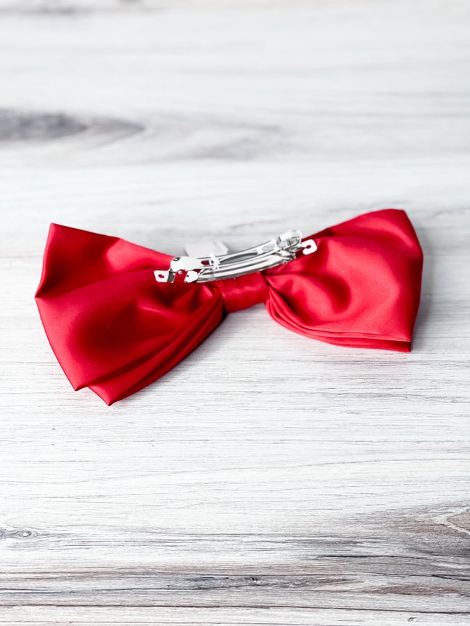 Oversized Bow Barrette (2 Colors) *Final Sale* - Whiskey Skies