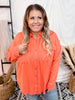 Raw Hem Long Sleeve Button Down