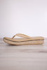 Palau Raffia Thong Sandal - Whiskey Skies