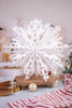 Paper Cutout Snowflake Ornament - Whiskey Skies