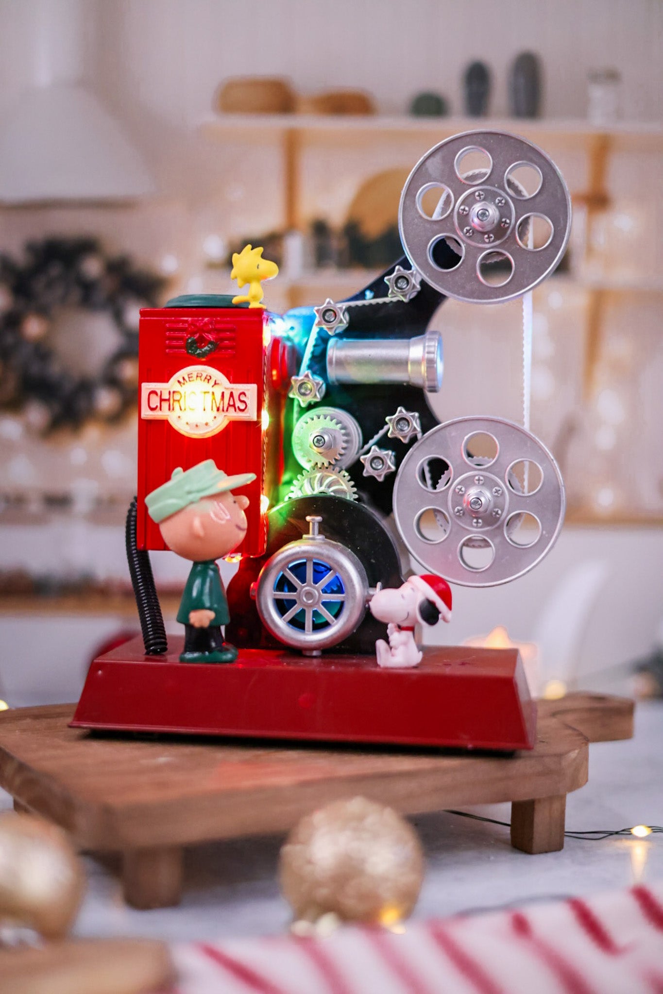 Peanuts Animated Musical Projector Tabletop - Whiskey Skies