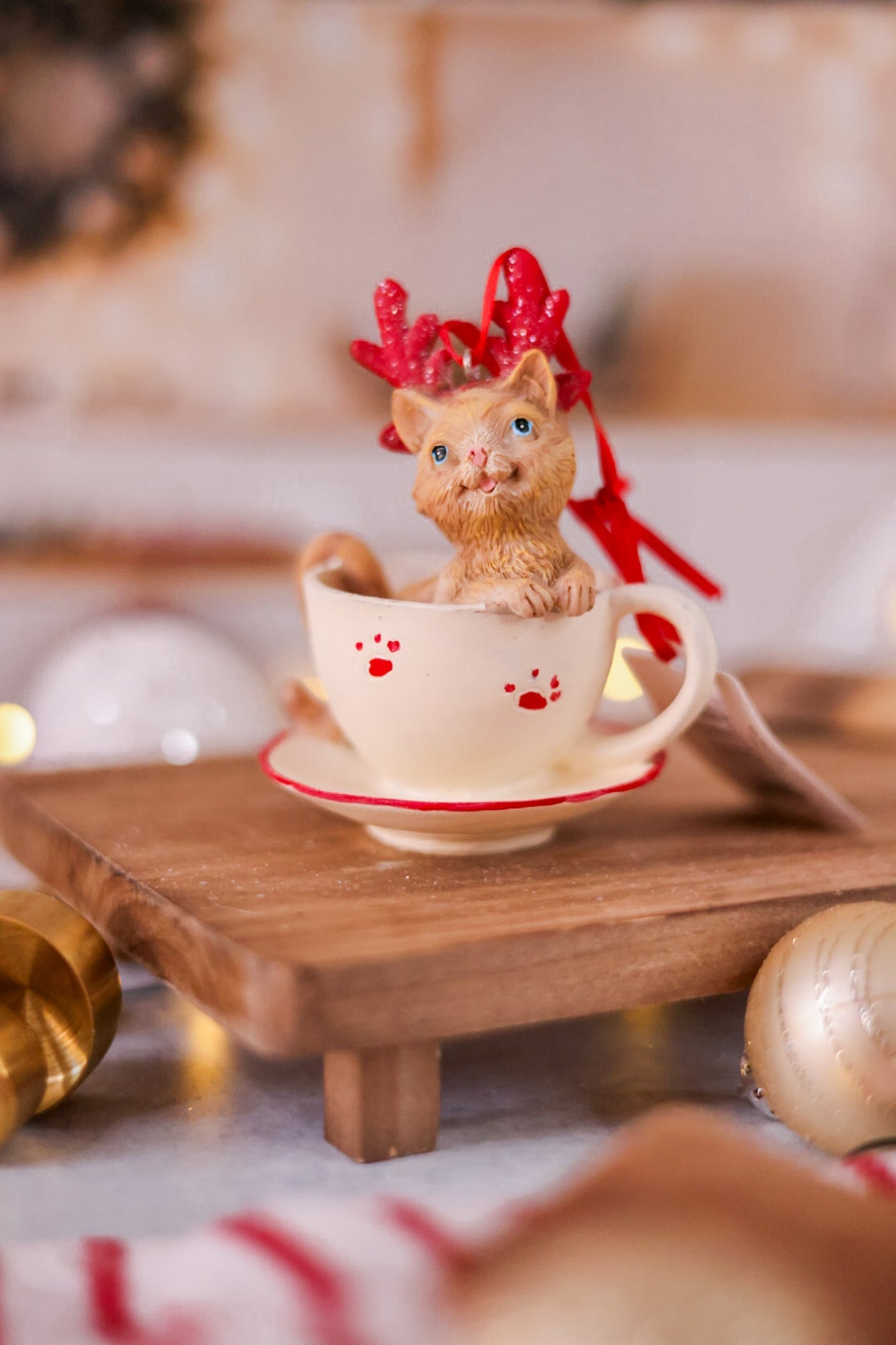 Pet Tea Cup Resin Ornaments (3 Styles) - Whiskey Skies