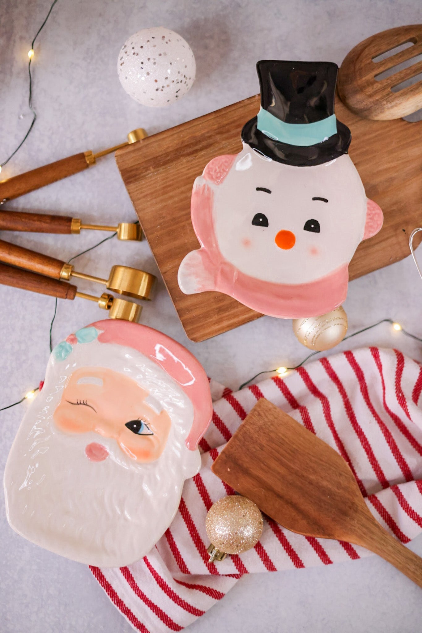 Pink Retro Holiday Spoon Rest (2 Styles) - Whiskey Skies