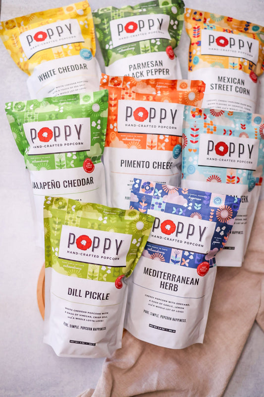 Poppy Popcorn (Eight Flavors) - Whiskey Skies - POPPY HAND-CRAFTED POPCORN