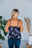 Purple Floral Tank - Whiskey Skies