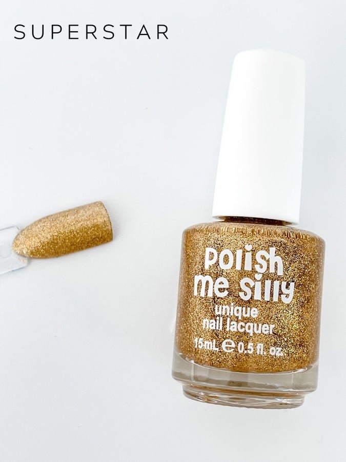 Rainbow Sparkle Nail Polish (6 Colors) - Whiskey Skies