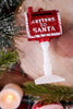Red and White "Letters To Santa" Mailbox Ornament - Whiskey Skies