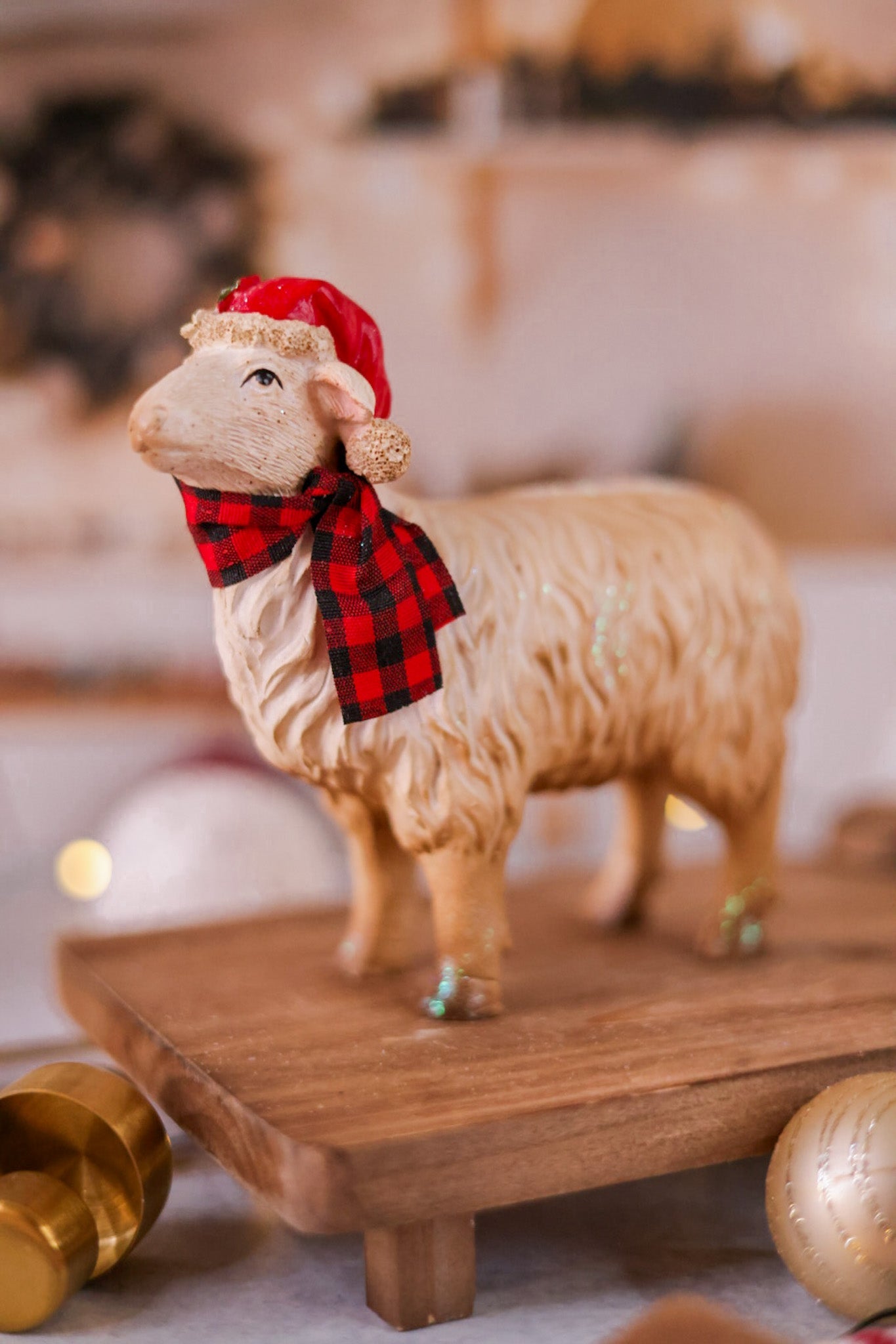 Resin Christmas Farm Animal Figures (4 Styles) - Whiskey Skies