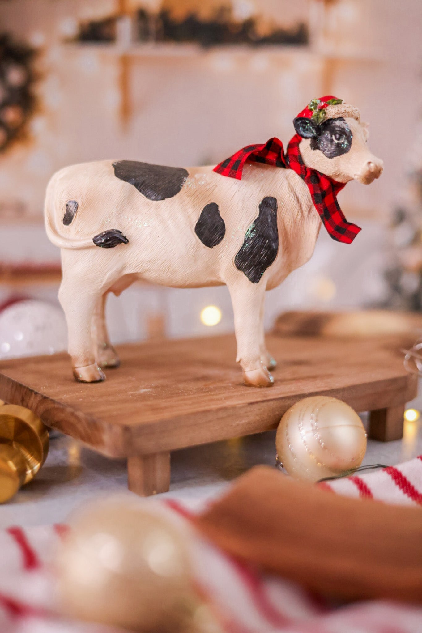 Resin Christmas Farm Animal Figures (4 Styles) - Whiskey Skies