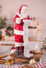 Resin Tabletop Santa With List - Whiskey Skies