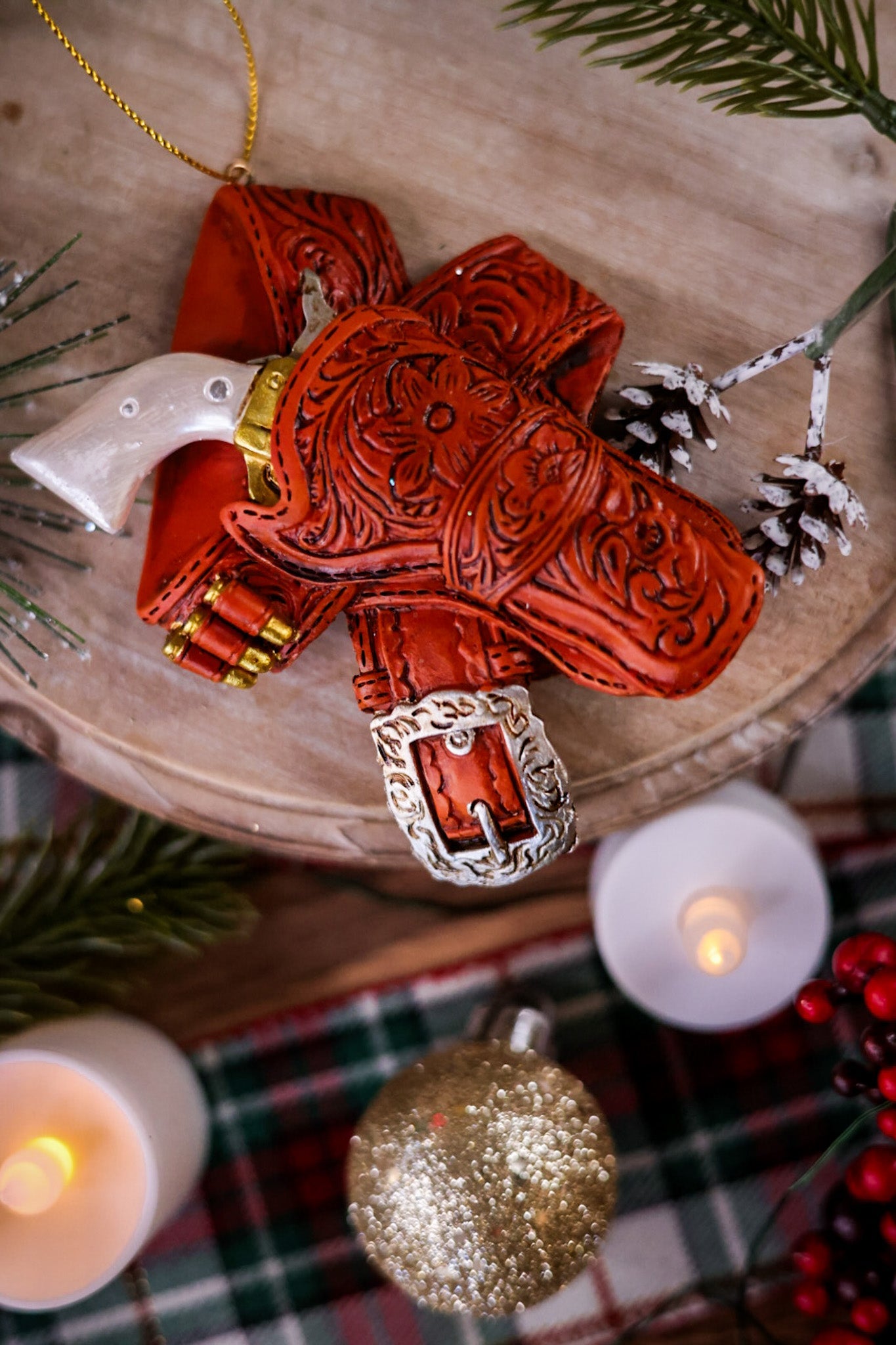 Resin Western Gun Ornaments (Two Styles) - Whiskey Skies