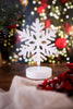 Snowflake Cutout With Stand (3 Sizes) - Whiskey Skies
