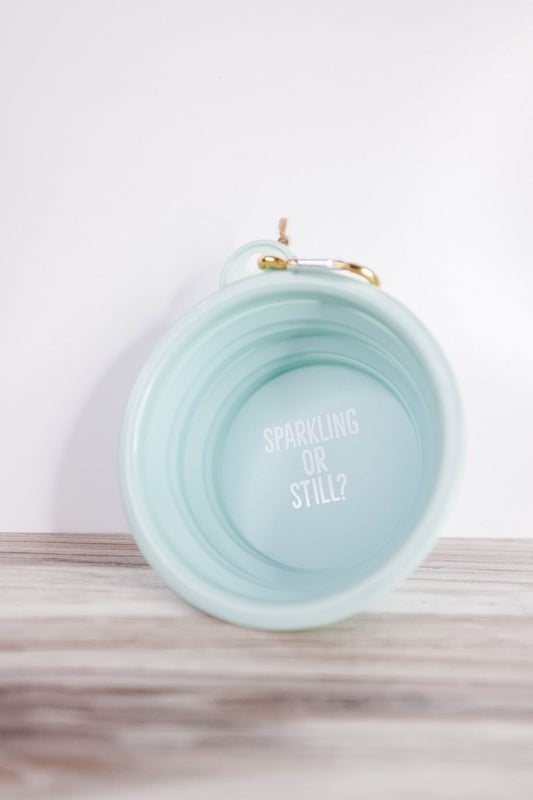 Sparkling or Still? Collapsible Bowl - Whiskey Skies