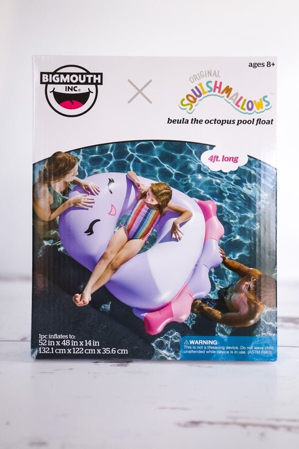 Squishmallows Beula The Octopus Pool Float - Whiskey Skies