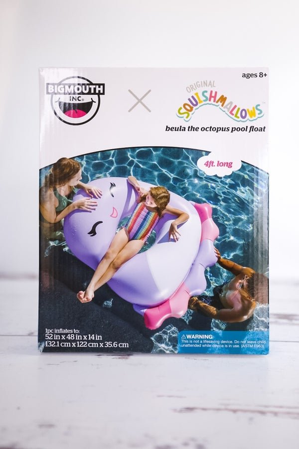 Squishmallows Beula The Octopus Pool Float - Whiskey Skies