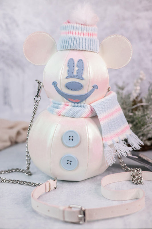 Stitch Shoppe Mickey Mouse Winter Snowman Bag - Whiskey Skies