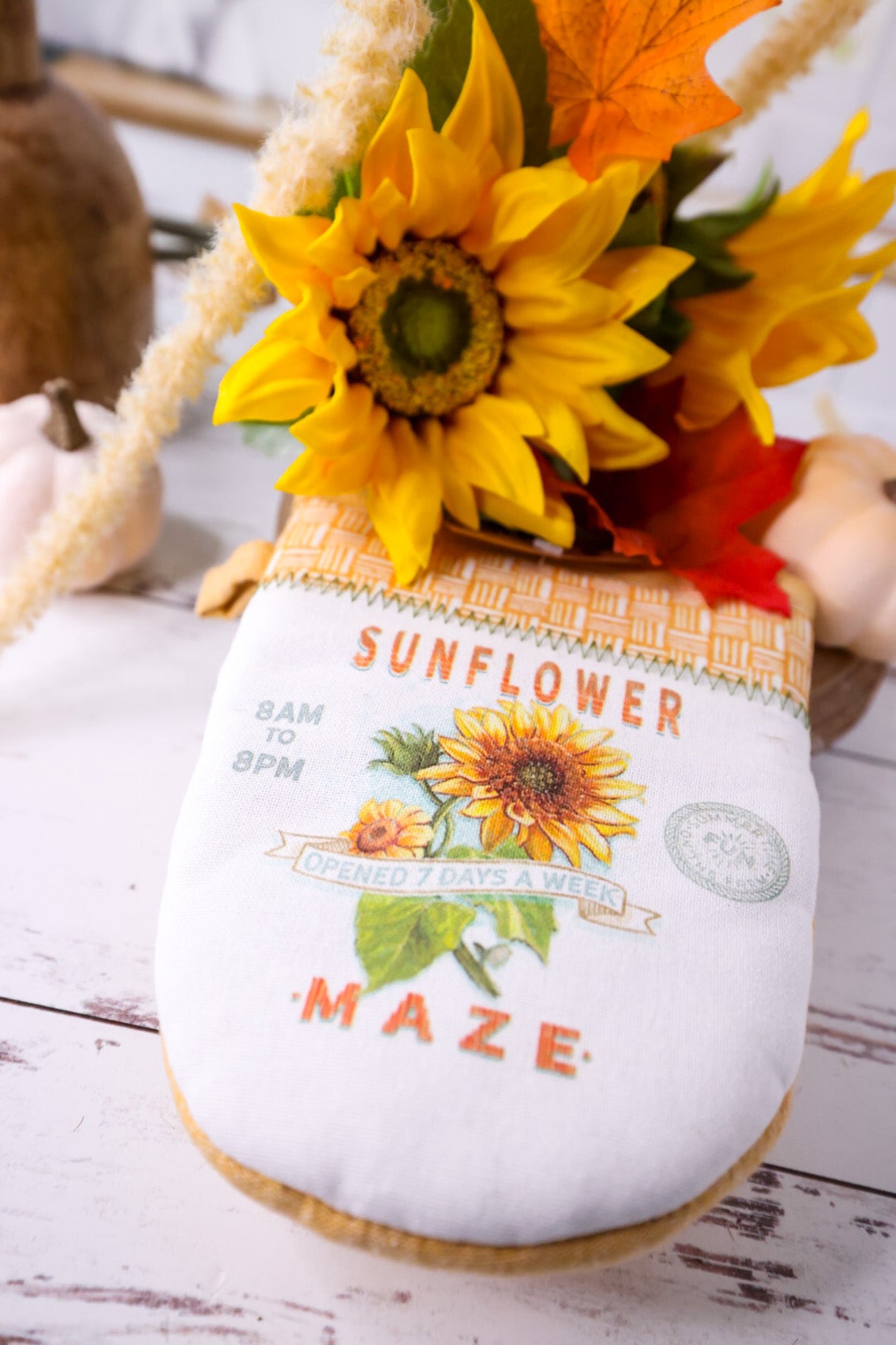 Sunflower Mazer Grabber Mitt - Whiskey Skies