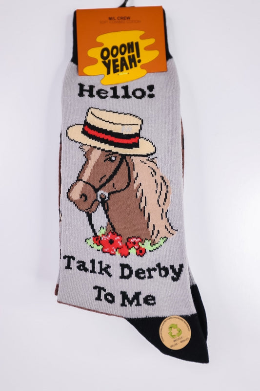 Talk Derby Socks - Whiskey Skies