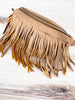Tan Removable Fringe Fanny Pack - Whiskey Skies