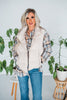 Tan Zip-Up Puffer Vest - Whiskey Skies