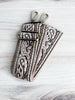 Taupe Bandana Print Guitar Purse Strap - Whiskey Skies