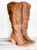 Taupe Penny Wide Calf Boot *Final Sale* - Whiskey Skies