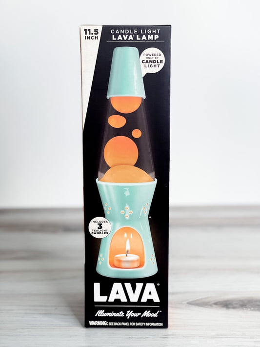 Turquoise Lava Candle Lamp - Whiskey Skies