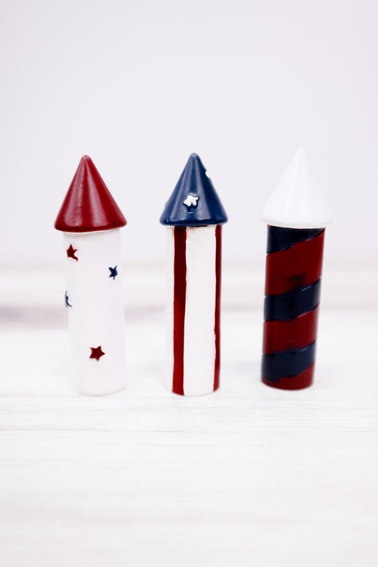 USA Resin Mini Rockets (3 Colors) - Whiskey Skies
