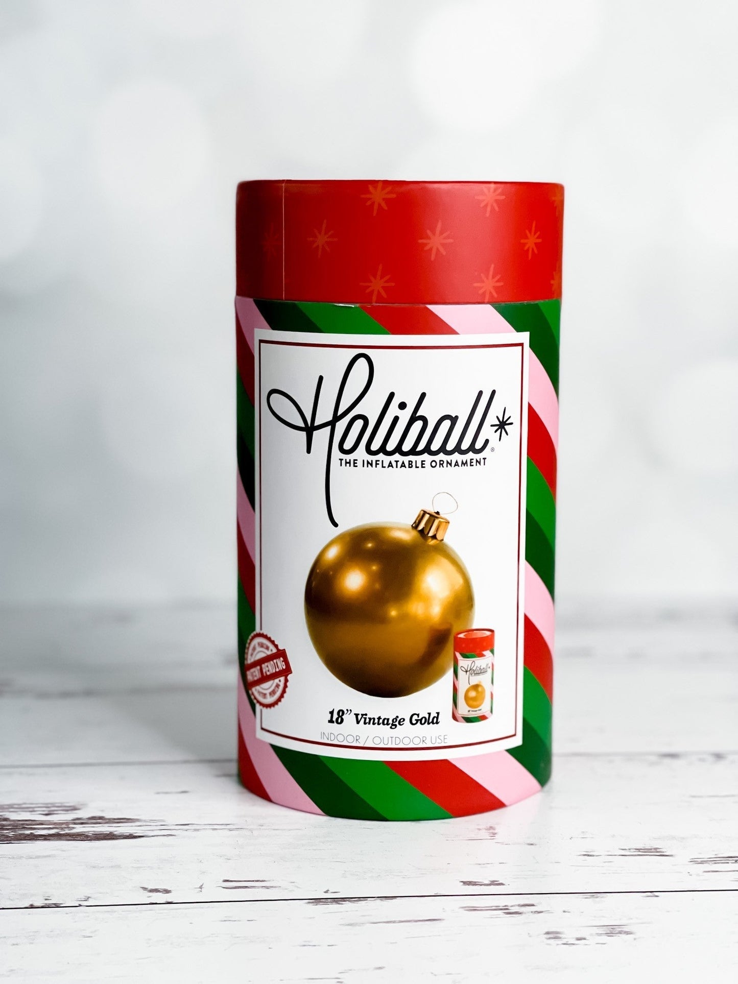 Vintage Gold Holiball 18" - Whiskey Skies