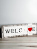 Welcome Interchangeable Magnet Sign *Final Sale* - Whiskey Skies