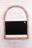 Welcome/Happy Reversible Arched Sign
