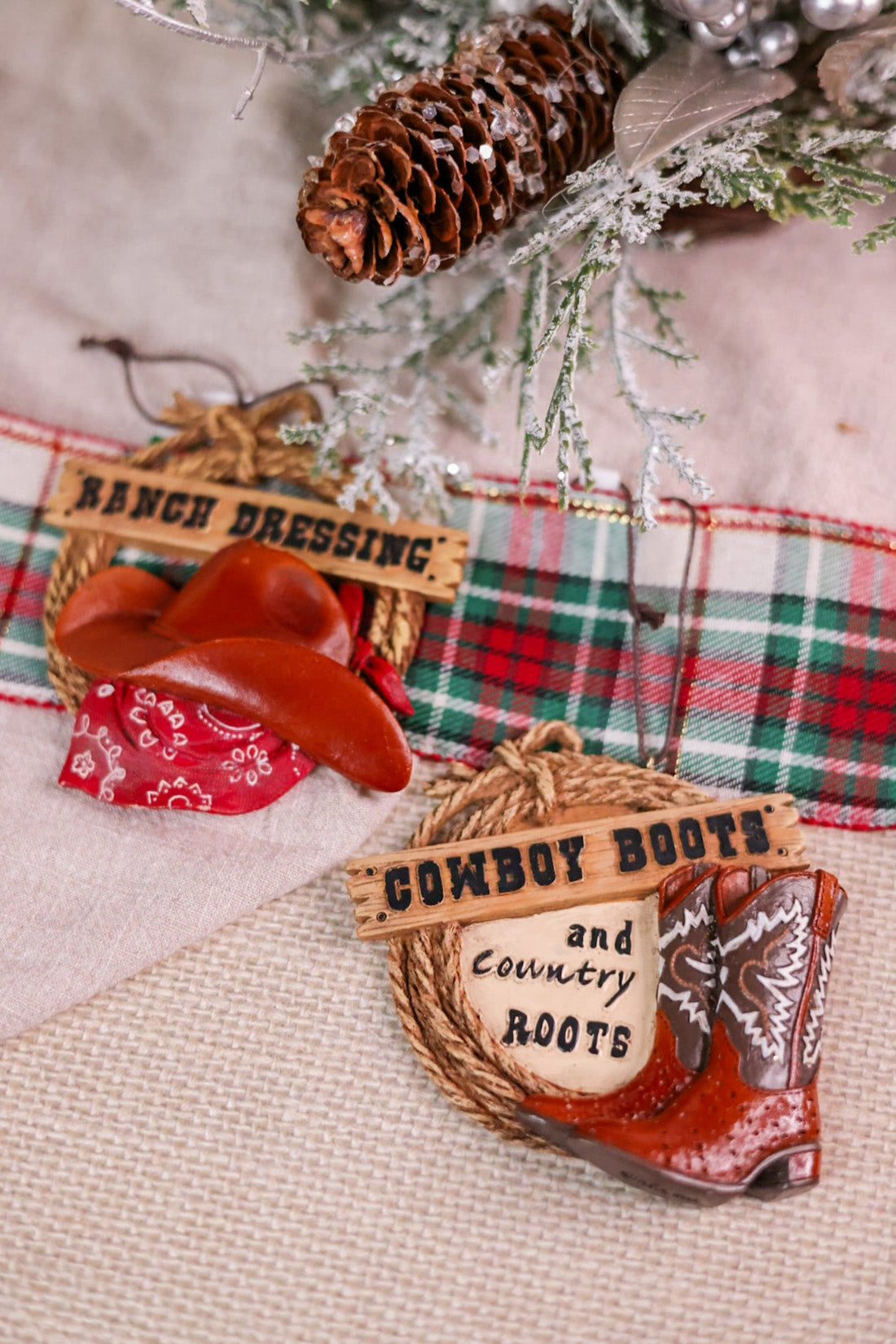 Western Christmas Ornaments (Two Styles) - Whiskey Skies