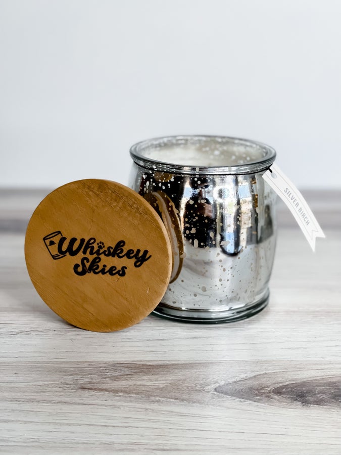 Whiskey Skies Silver Birch Candle - Whiskey Skies