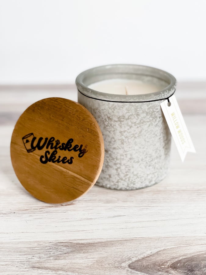 Whiskey Skies Willow Woods Candle - Whiskey Skies