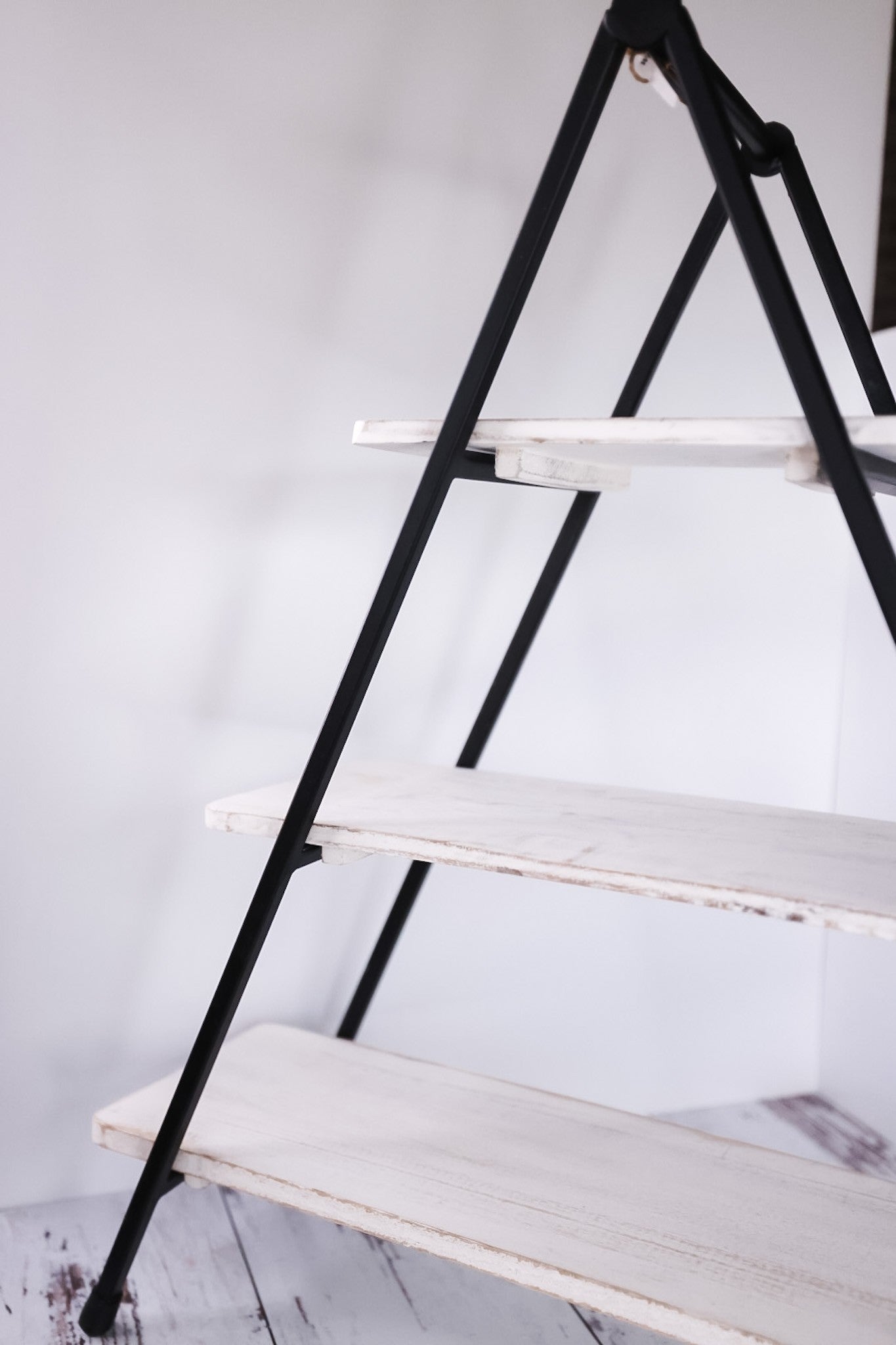 White Three Tier Wood Server - Whiskey Skies