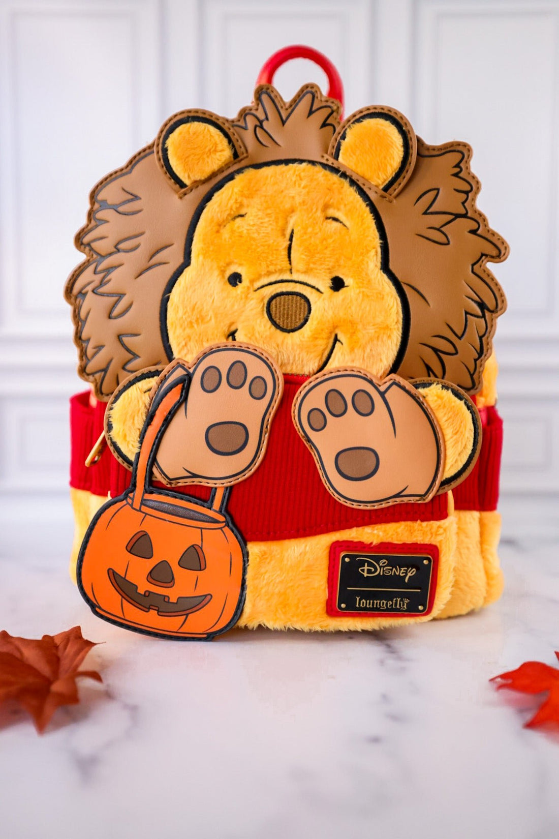 Winnie the Pooh Halloween Costume Plush Cosplay Mini Backpack - Whiskey Skies