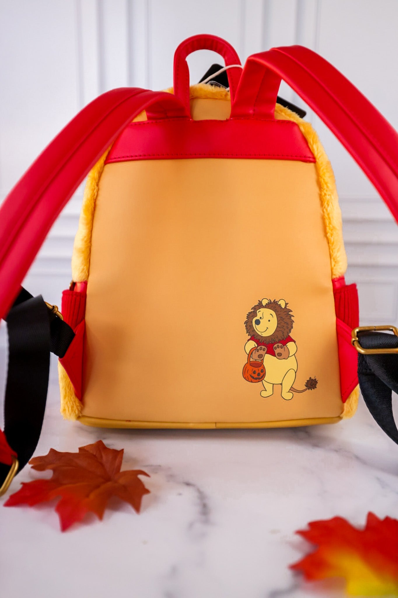Winnie the Pooh Halloween Costume Plush Cosplay Mini Backpack - Whiskey Skies