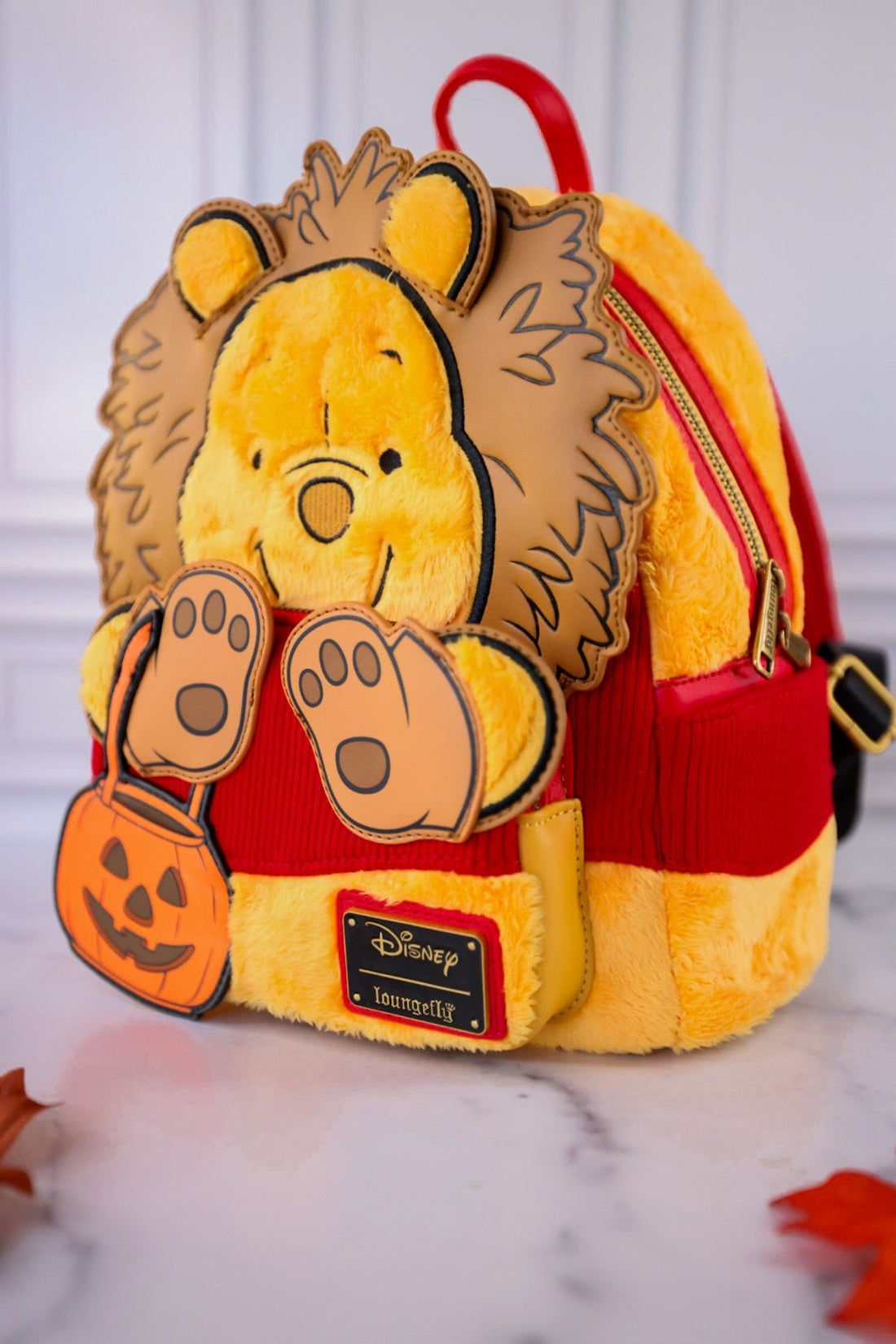 Winnie the Pooh Halloween Costume Plush Cosplay Mini Backpack - Whiskey Skies