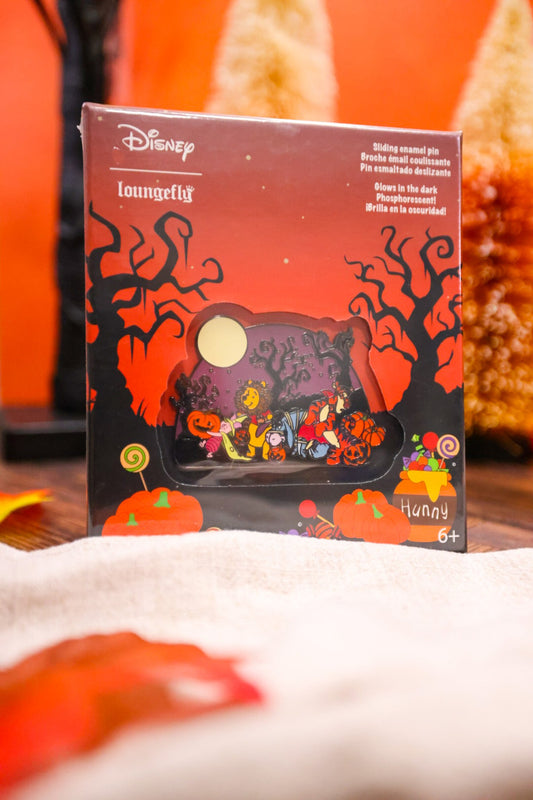 Winnie The Pooh Halloween Group Collector Pin - Whiskey Skies