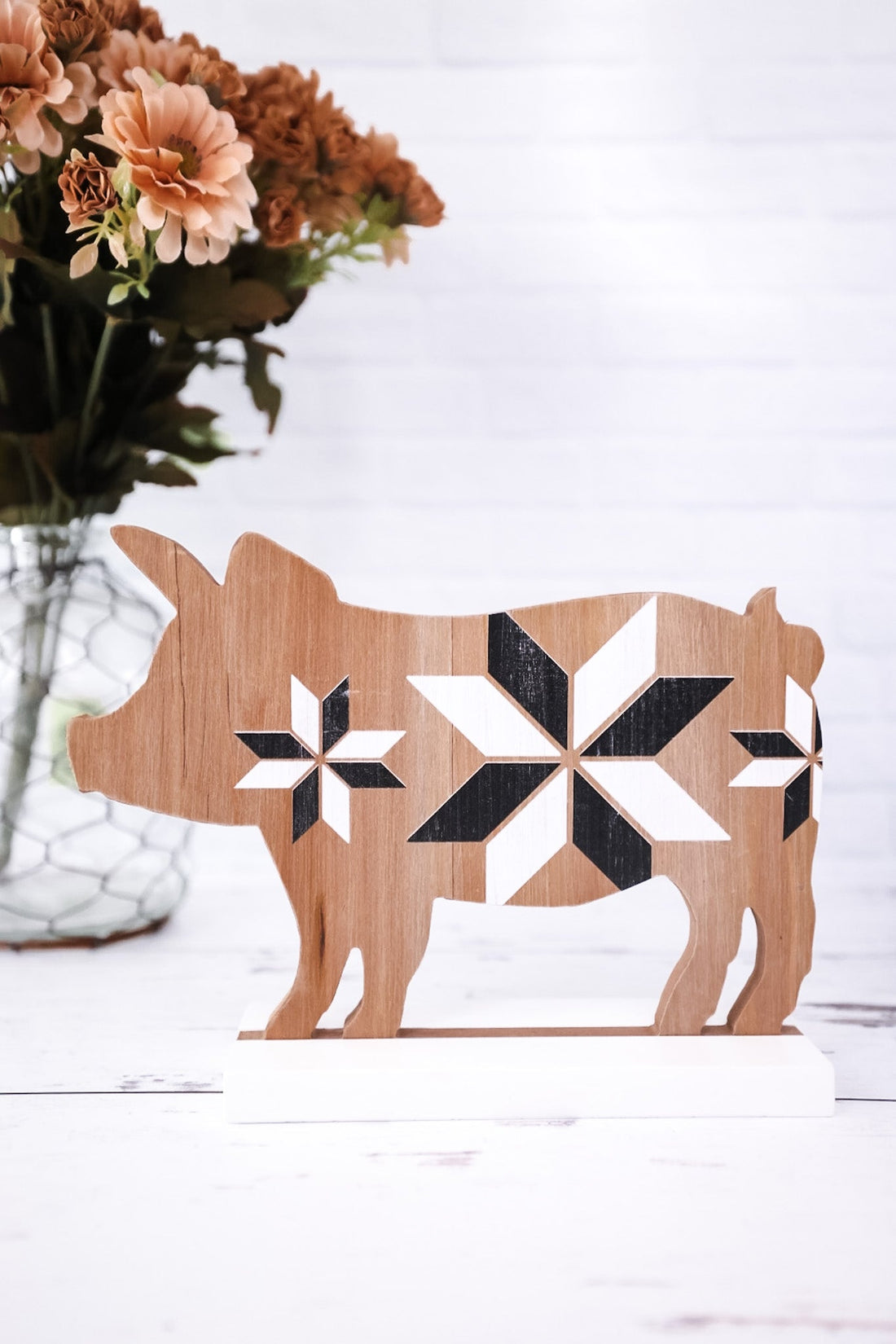 Wooden Country Animal Tabletop Sitters (3 Styles) - Whiskey Skies