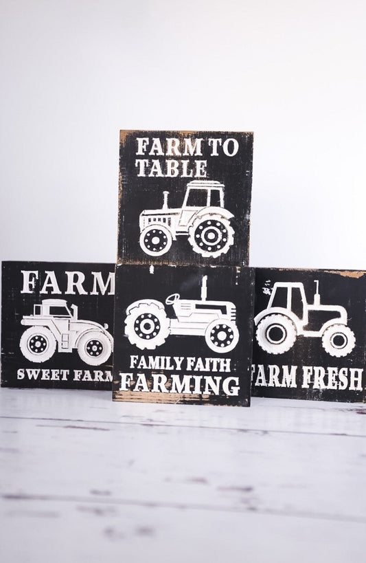 Wooden Farm Signs (Four Styles) - Whiskey Skies