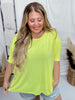 Yellow Dolman Sleeve Tunic Top - Whiskey Skies